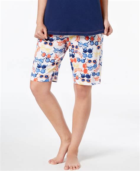 macy's short sets|macy's shorts pajamas for women.